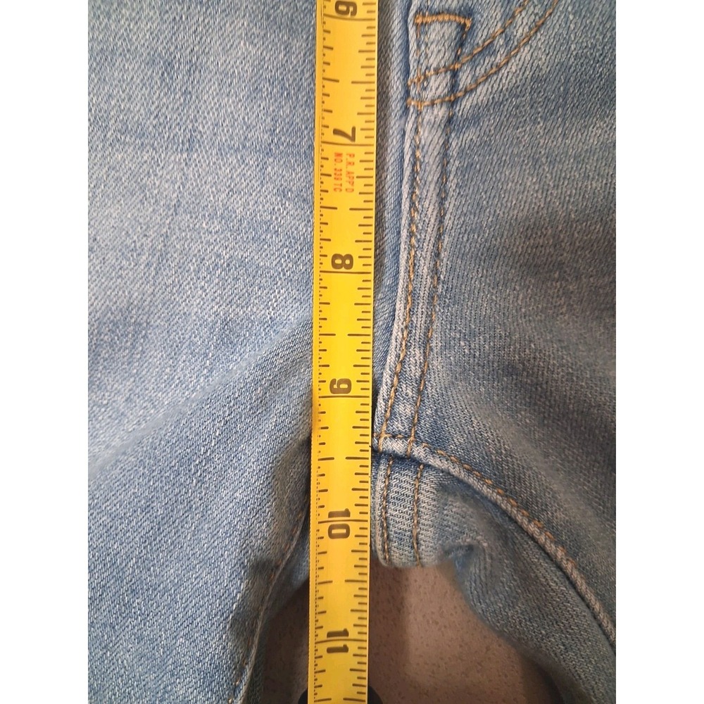 Levis 726 Flare Wide Leg Jeans Womens Size 25 Cowgirl Rodeo Western Distressed - Picture 11 of 11
